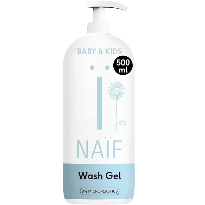 Naïf Pflegendes Waschgel - Für Baby Und Kinder - Babypflege Duschgel Für Empfindliche Haut - Inhaltsstoffe Auf Natürlicher Basis - 100% Vegan - 200 Ml