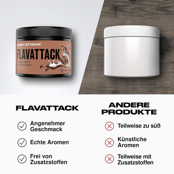 Body Attack Flavattack®, Double Choc Brownie, 250G / 83 porții