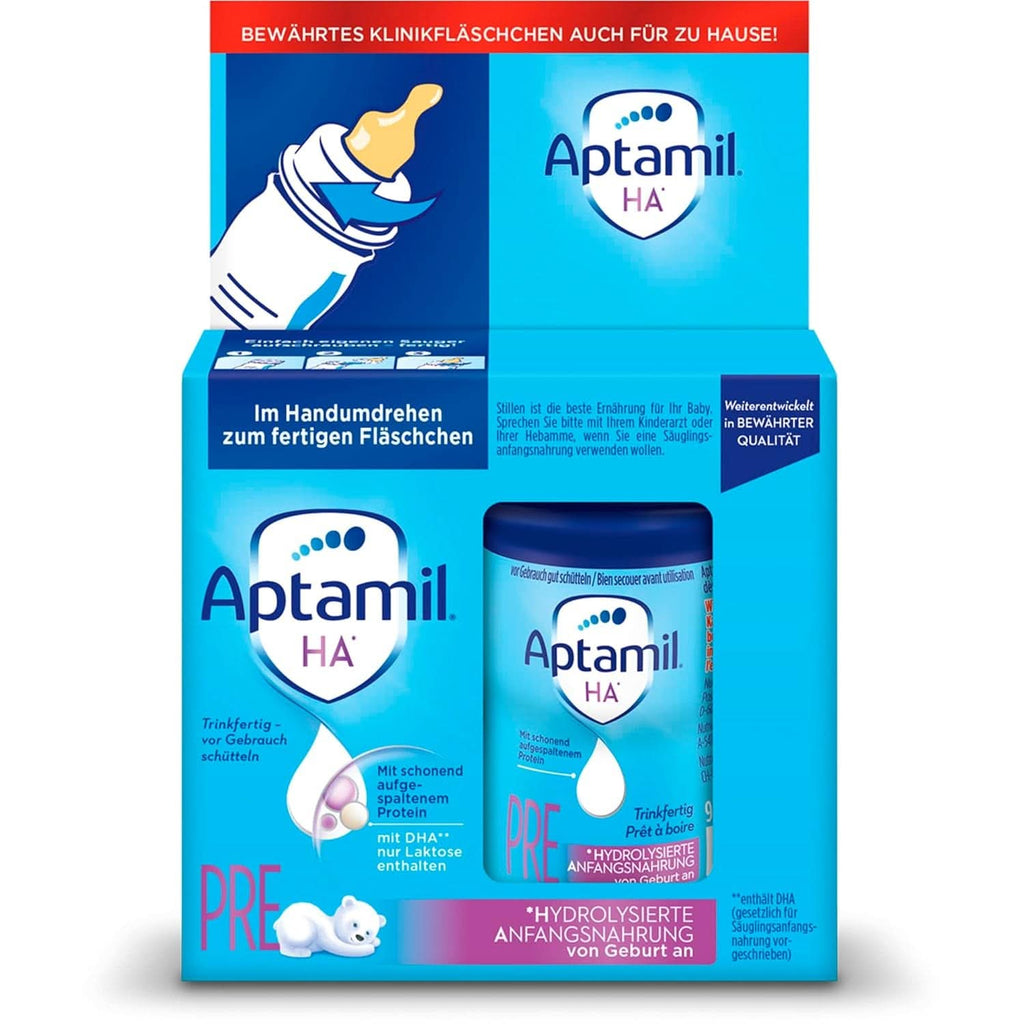 Aptamil HA PRE – Anfangsmilch Von Geburt An, Mit DHA, Nur Laktose, Ohne Palmöl, Babynahrung, Milchpulver, 800 G (1Er Pack)