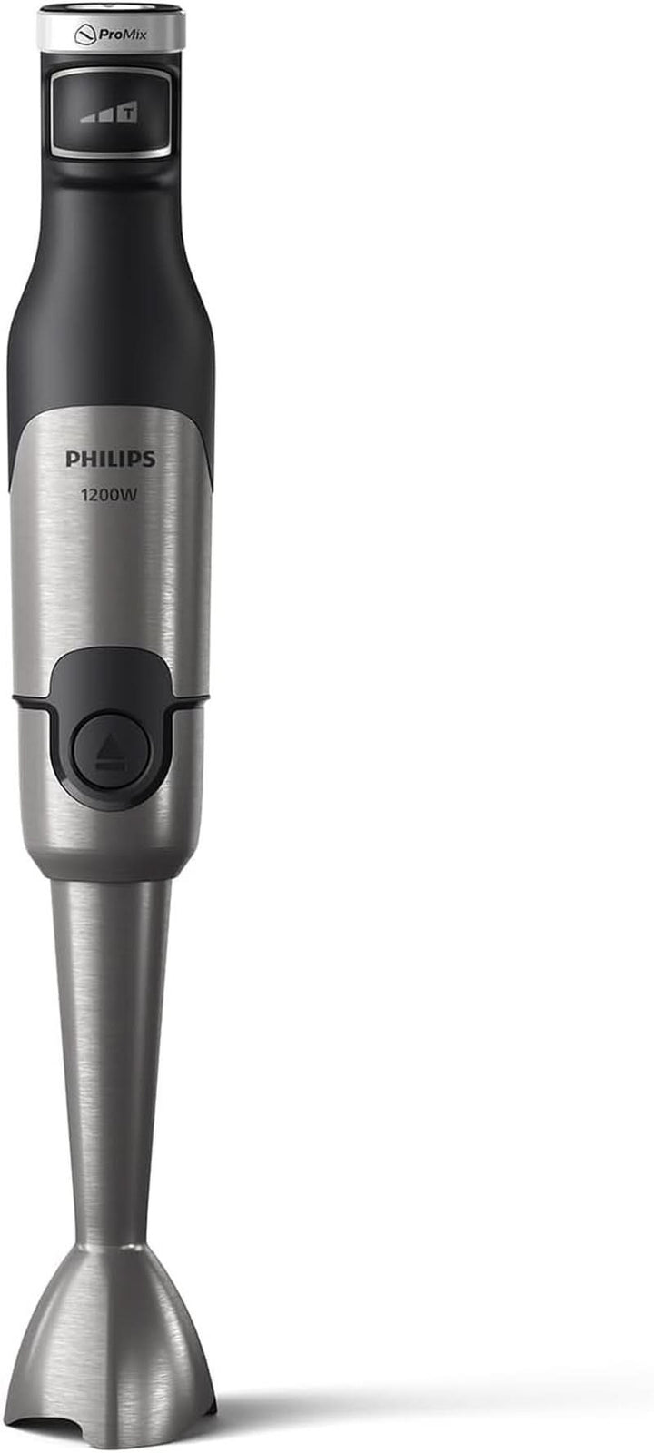 Philips 5000-Serie Stabmixer - 1200W Leistung. Promix-Technologie. Led-Geschwindigkeitsanzeiger. Stufenlose Geschwindigkeitseinstellung. Kompaktes Design. Leicht Zu Reinigen. Schwarz (HR2681/00)