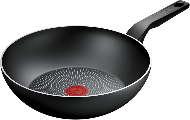 Tefal Recycled on Bratpfanne 28 Cm, 100% Recyceltes Aluminium, Antihaftbeschichtung, Induktion, Spülmaschinenfest, Schwarz, C2970632