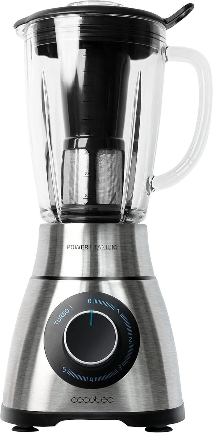 Cecotec 4140 Standmixer Power Black Titanium 1300 Perfectmix