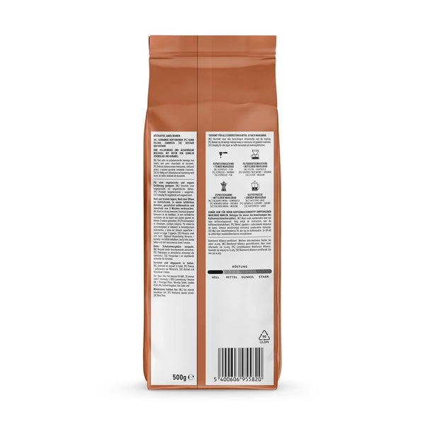 By Amazon Espresso Crema Kaffeebohnen, Leichte Röstung, 1 Kg, 2 Packungen Mit 500 G – Rainforest Alliance-Zertifizierung