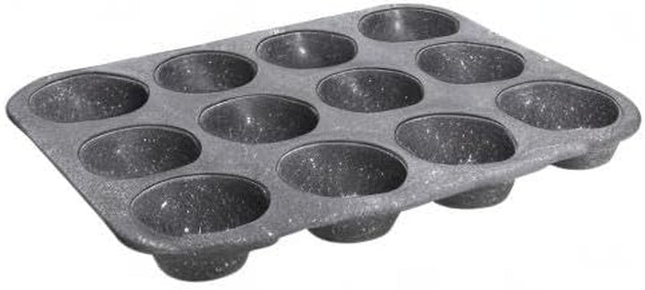 Pure Roq Muffinform Für 12 Muffins, Aluminium, Schwarz