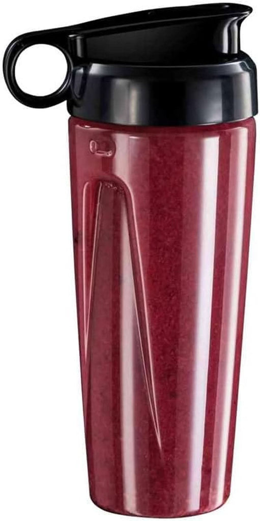 Russell Hobbs Standmixer 2-In-1 [1,5L Glasbehälter Mixer & 0,6L Mini Smoothie Maker -To-Go-Trinkflasche Inkl. Deckel] Spülmaschinenfest, Impuls-/Ice-Crush Funktion, Becher BPA Frei, Edelstahl 23821-56