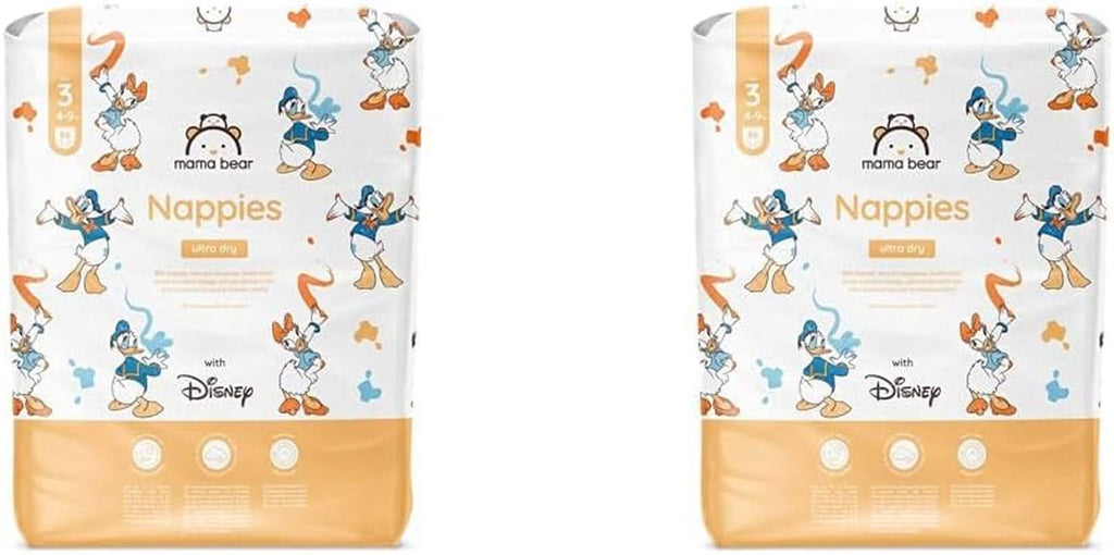 Scutece Mama Bear Disney Ultra Dry mărimea 4 (8-14 kg), alb, 84 bucăți (1 pachet)