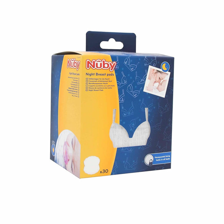 Nuby – 2 Packungen Mit Ultrafeinen Stilleinlagen Für Die Nacht - 2 X 30 Stück - Stilleinlagen Für Die Nacht - Weiss