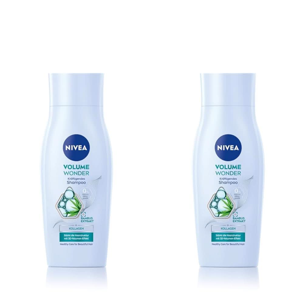 NIVEA Volume Wonder Șampon de întărire, șampon de volum, 50 ml