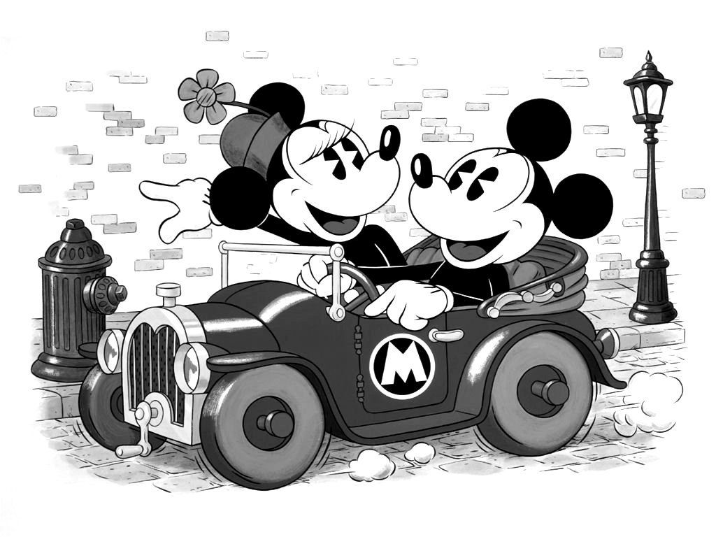 Imagine Comestibilă - Minnie& Mickey