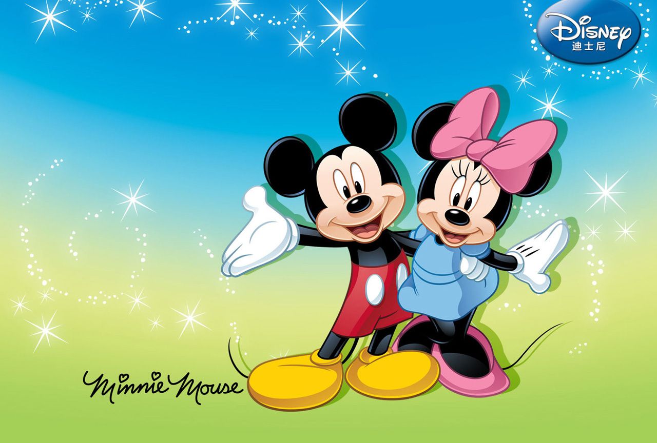 Imagine Comestibilă - Minnie& Mickey