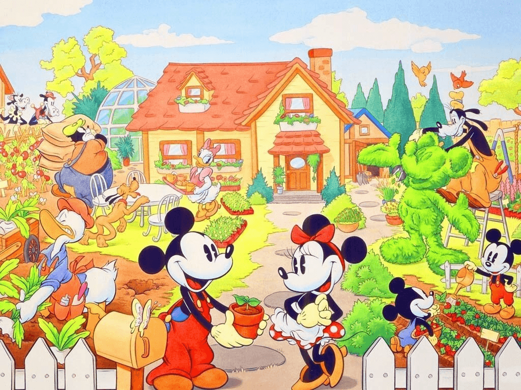 Imagine Comestibilă - Minnie& Mickey