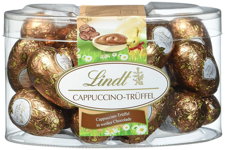 Lindt Schokolade Nougat Eier | 450 G | Ca. 25 Eier Aus Zartem Haselnuss-Nougat in Alpenvollmilch-Schokolade | Oster Schokolade | Schokoladengeschenk | Ostereier | Schokoeier