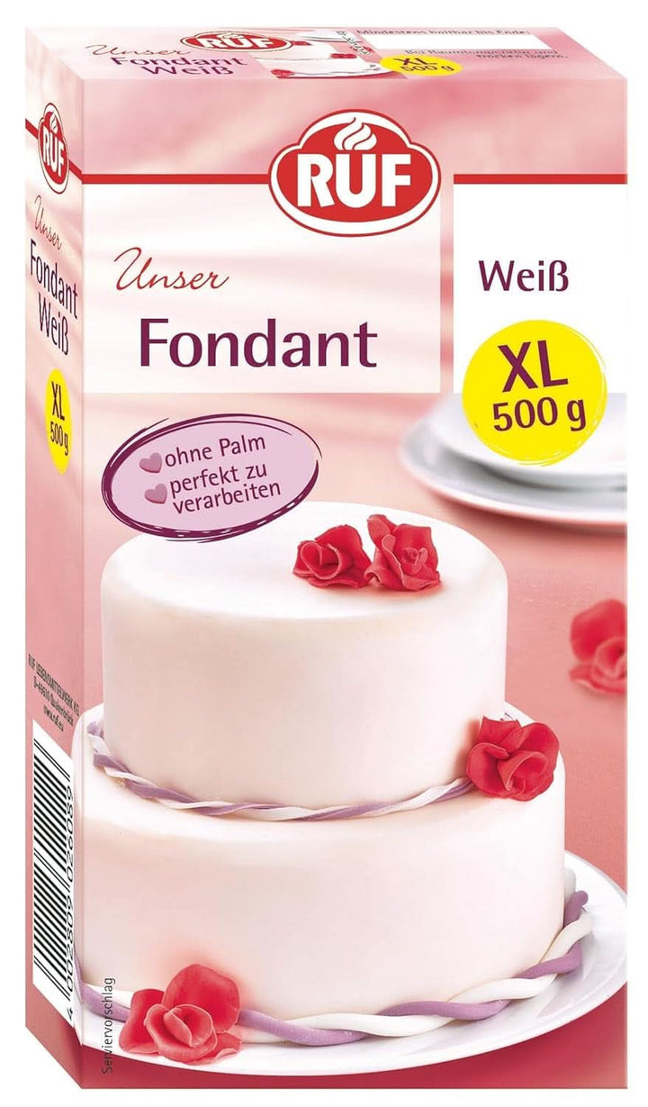 RUF Fondant, potrivit pentru modelarea figurilor, florilor și literelor,  250 grame