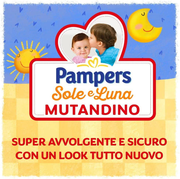 Pampers Sun And Moon Pampers Junior mărimea 5, 12-18 kg, 84 scutece