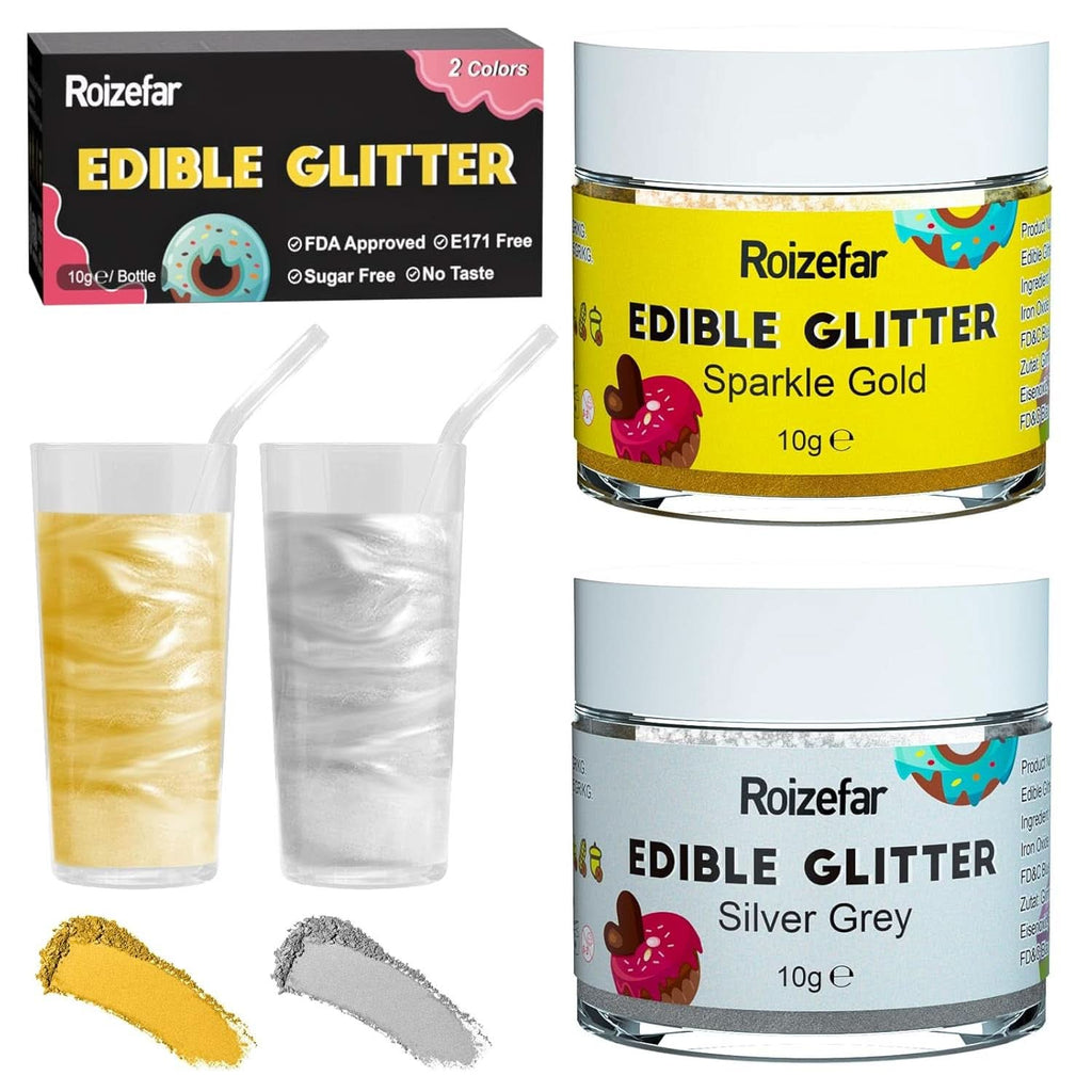 Glitter comestibil, diverse culori si cantitati