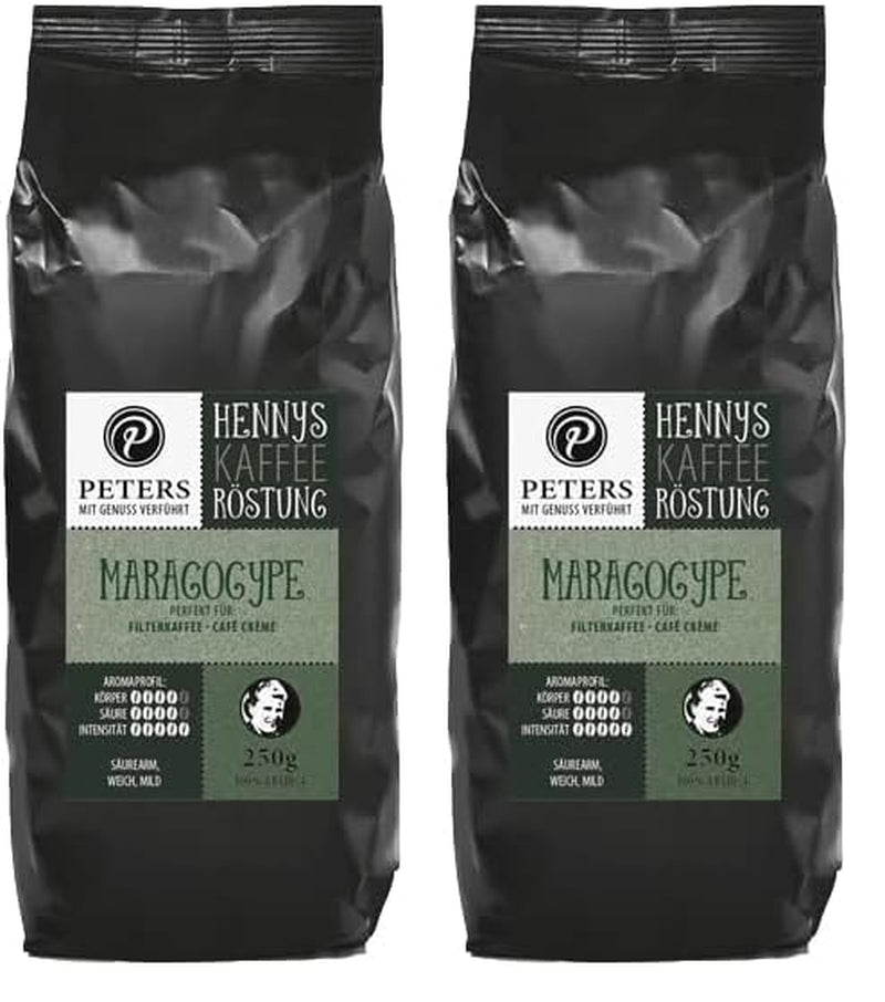 Peters Mit Genuss Verführt | Henny'S Röstung Crema Mild | Sprechender Kaffee AR | Augmented Reality App | Ganze Bohnen | Kaffeebohnen | Ideal Für Vollautomaten | Arabica | Mit Koffein | 250G