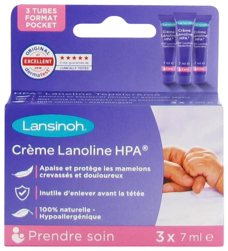 Lansinoh I Lanolin HPA Creme, 3 X 7 Ml