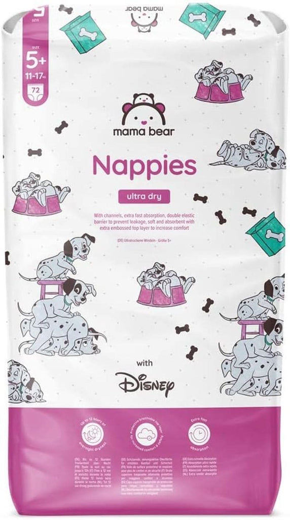 Scutece Mama Bear Disney Ultra Dry mărimea 4 (8-14 kg), alb, 84 bucăți (1 pachet)