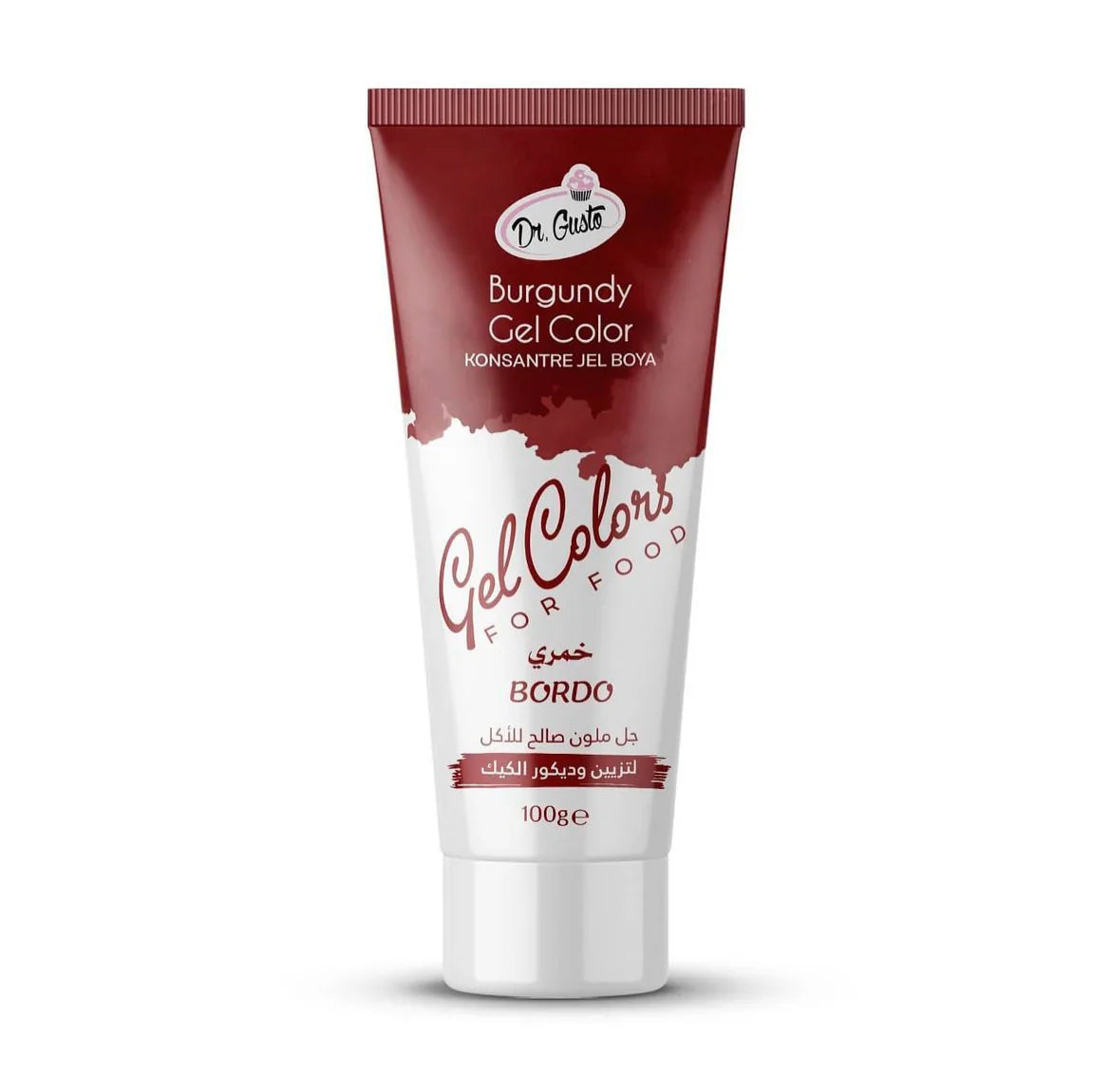 Colorant gel alimentar, 100 grame, rosu RUBY, DR GUSTO