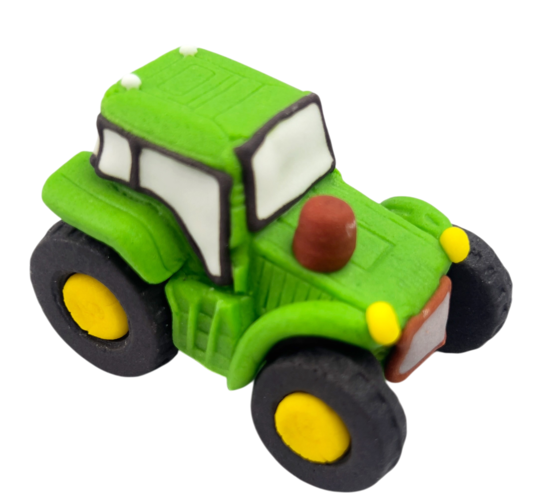 Decoratiune comestibila, Tractor verde