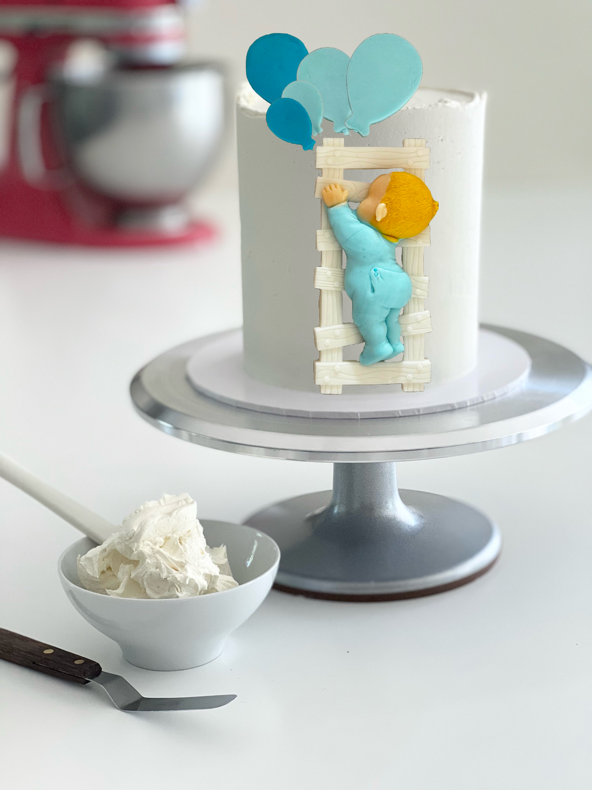 Set 6 decoratiuni comestibile din zahar, Fericire Decoratiuni din Pasta de Zahar Naty Shop