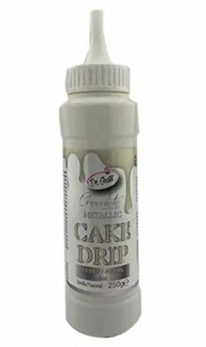 Cake drip, ciocolata temperata,alb, 250 gr, dr gusto