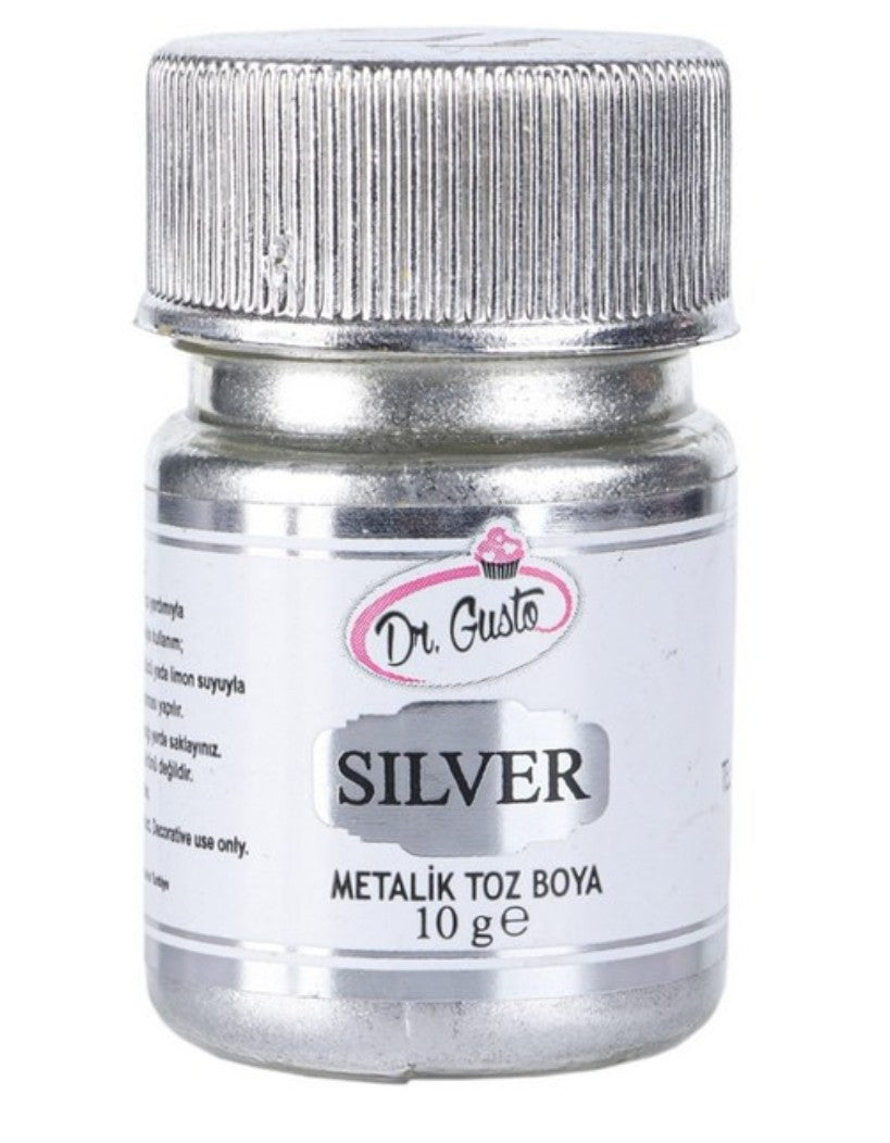 Colorant Silver metalik,nonalimentar pentru machete10 gr