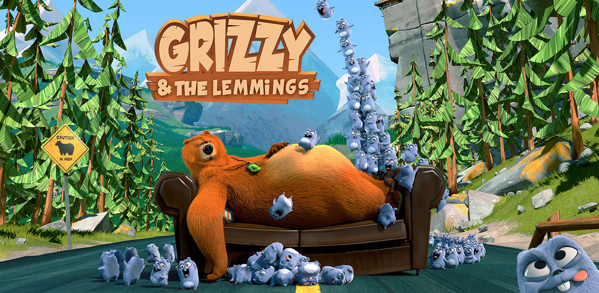 Imagine Comestibilă - Grizzy si Lemmingii