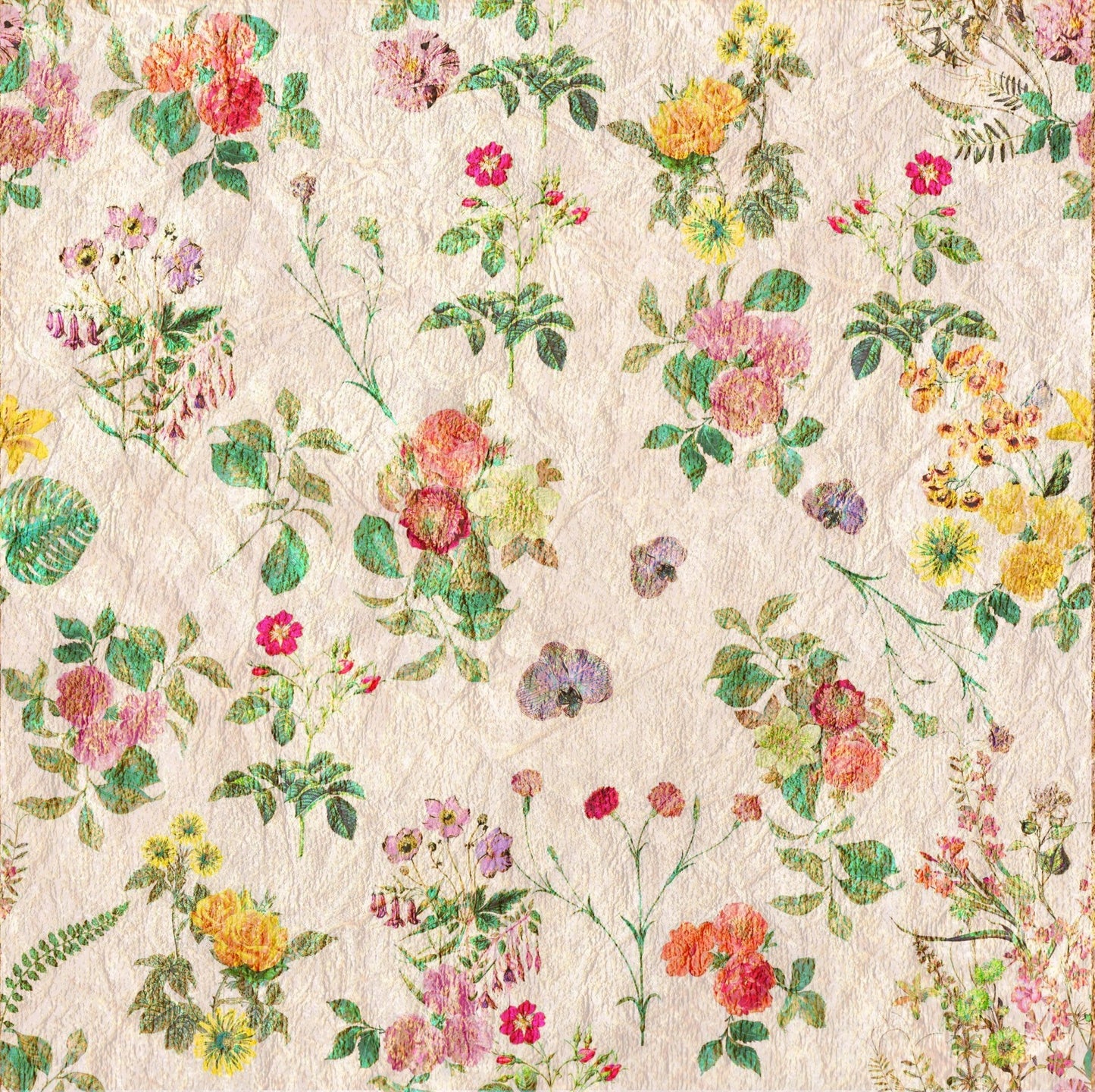 Imagine Comestibilă - Vintage Flowers