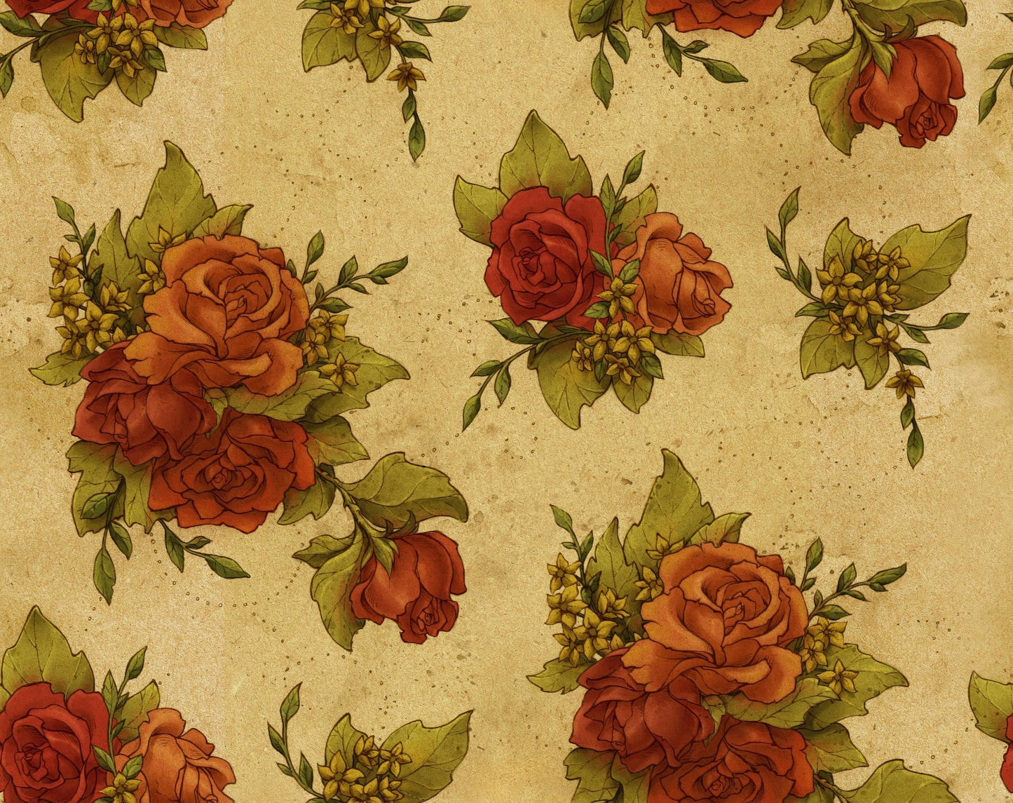 Imagine Comestibilă - Vintage Flowers