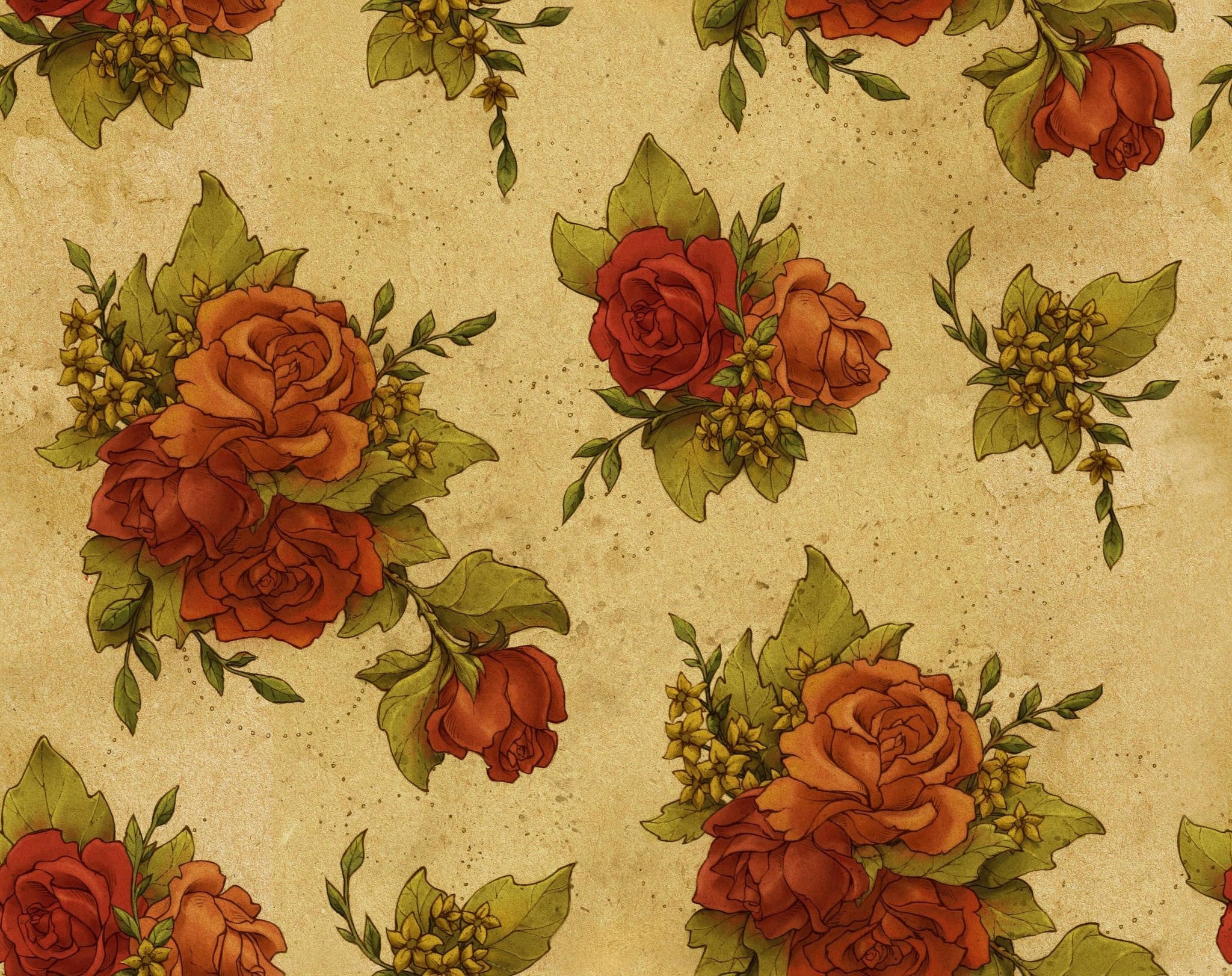Imagine Comestibilă - Vintage Flowers