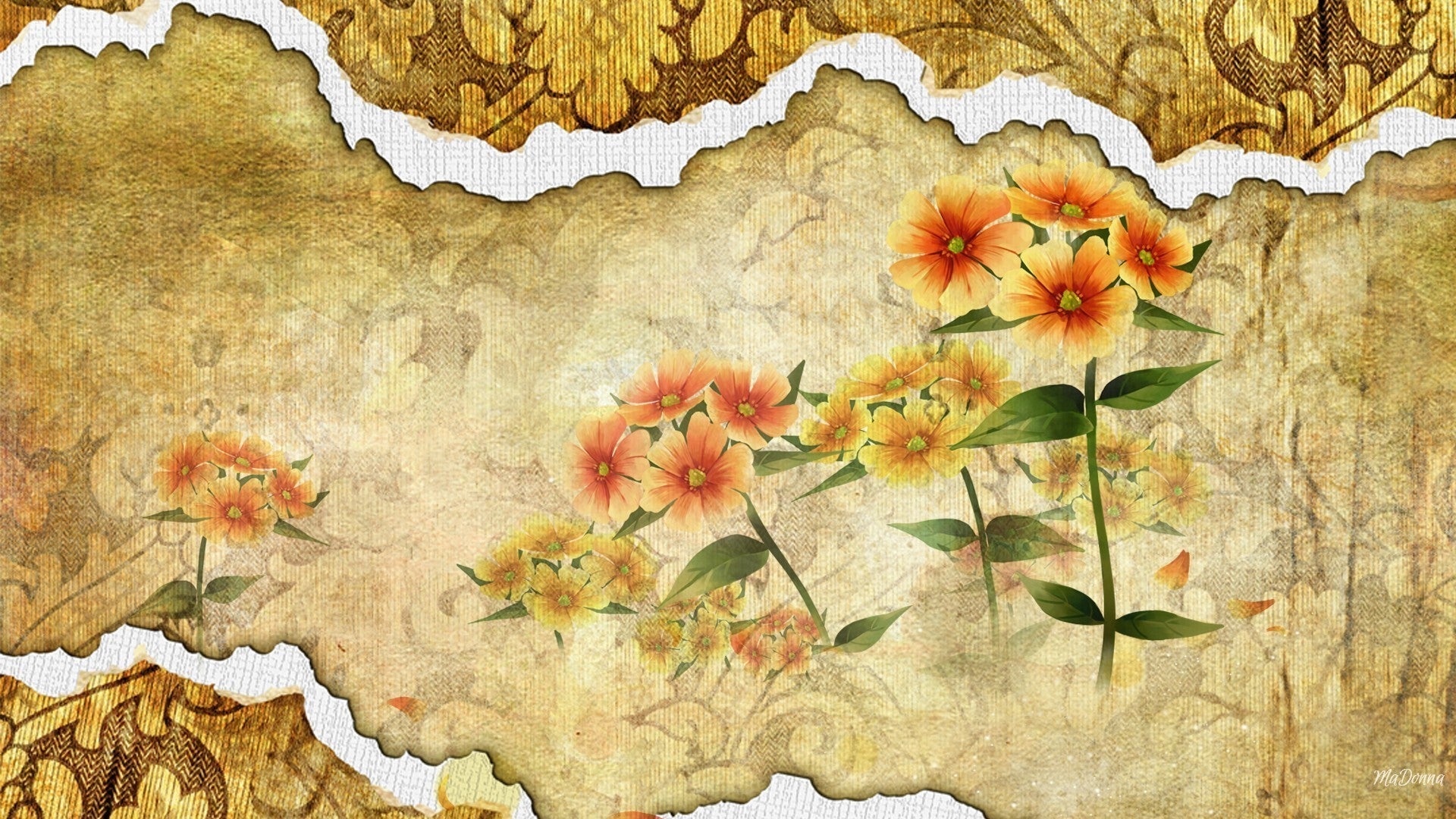 Imagine Comestibilă - Vintage Flowers