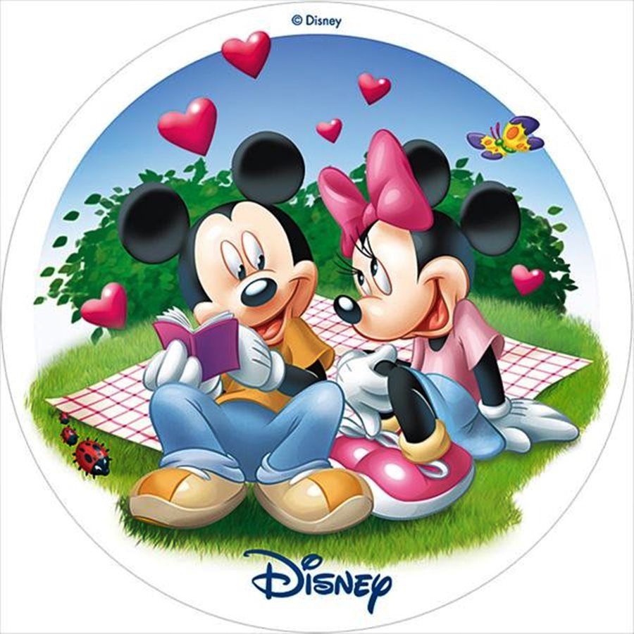Imagine Comestibilă - Minnie& Mickey