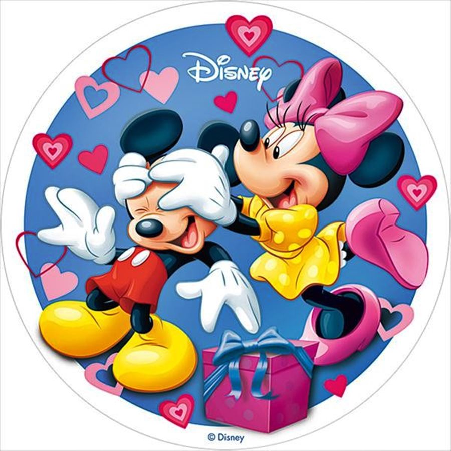 Imagine Comestibilă - Minnie& Mickey