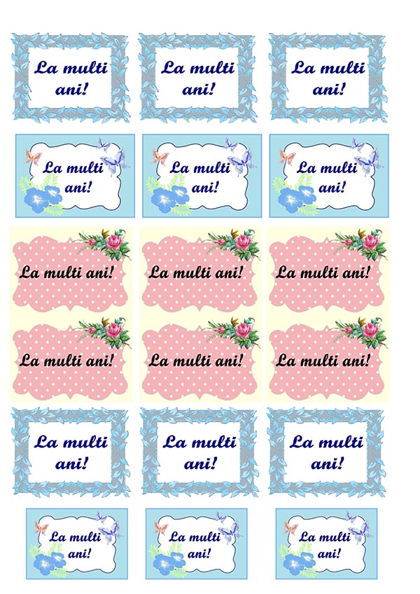 Imagine Comestibilă - mesaje aniversare