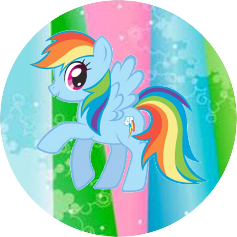 Imagine Comestibilă - Little pony