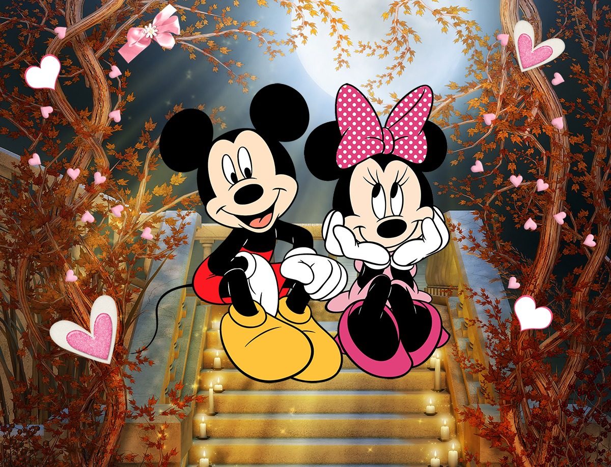 Imagine Comestibilă - Minnie& Mickey