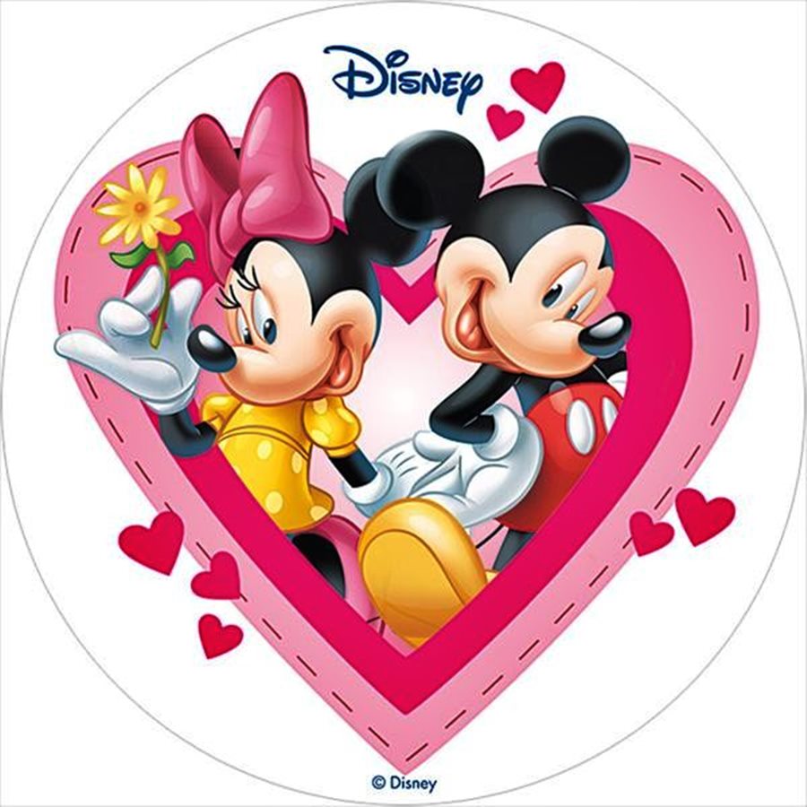 Imagine Comestibilă - Minnie& Mickey