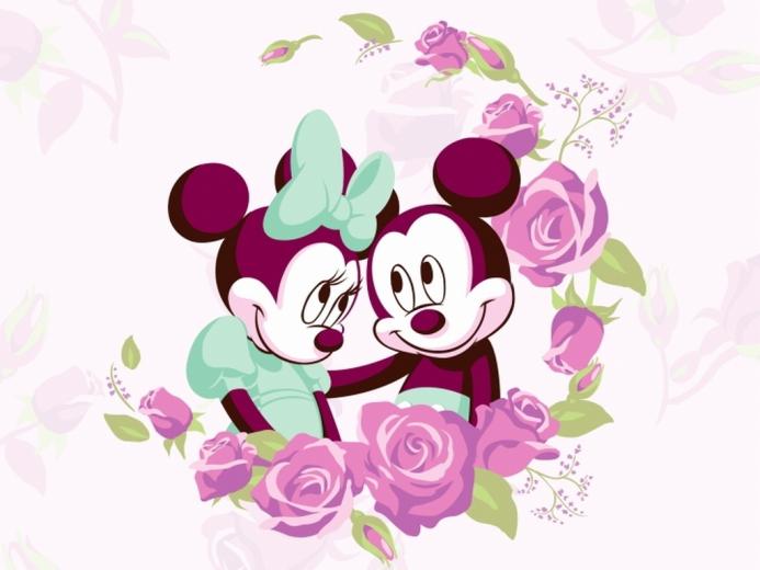 Imagine Comestibilă - Minnie& Mickey
