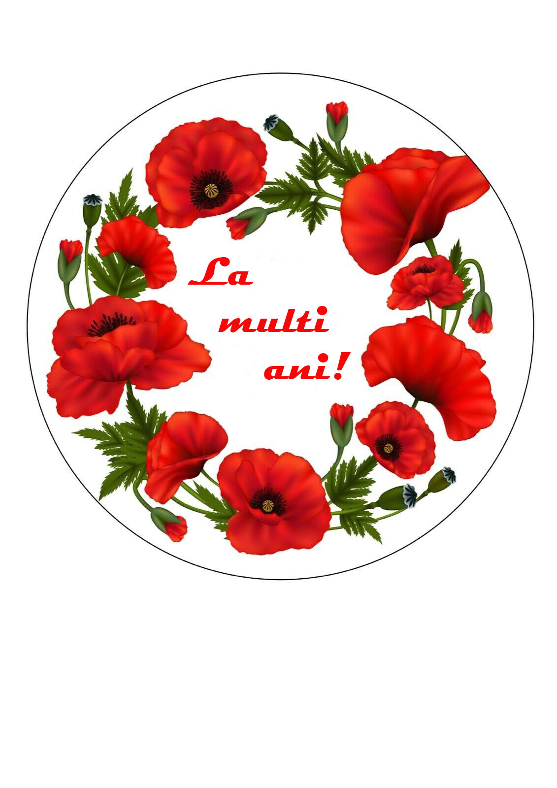 Imagine Comestibilă - flori