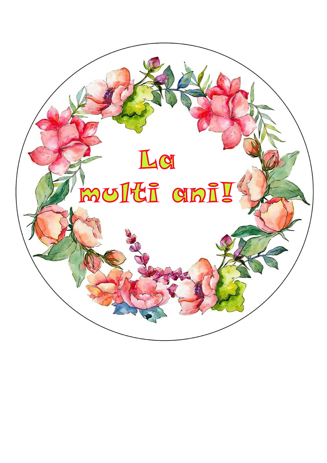 Imagine Comestibilă - flori