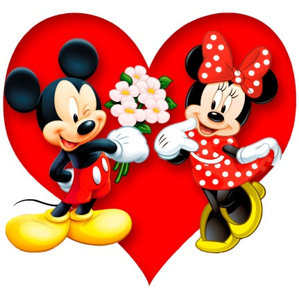 Imagine Comestibilă - Minnie& Mickey