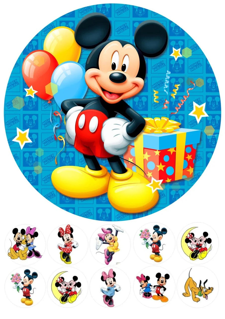 Imagine Comestibilă - Minnie& Mickey