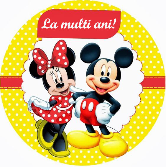 Imagine Comestibilă - Minnie& Mickey