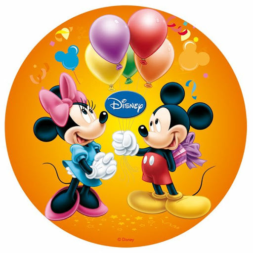 Imagine Comestibilă - Minnie& Mickey