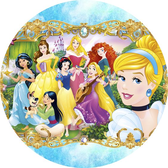 Imagine Comestibilă - Disney princess