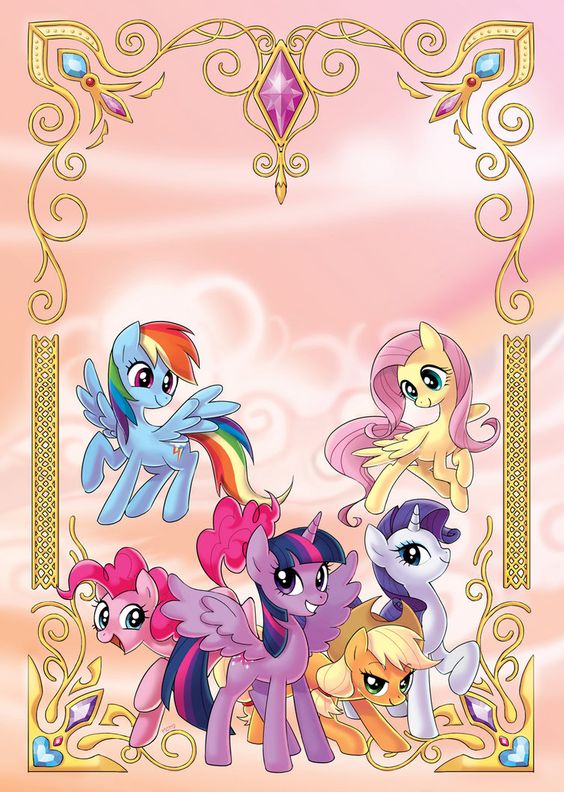 Imagine Comestibilă - Little pony