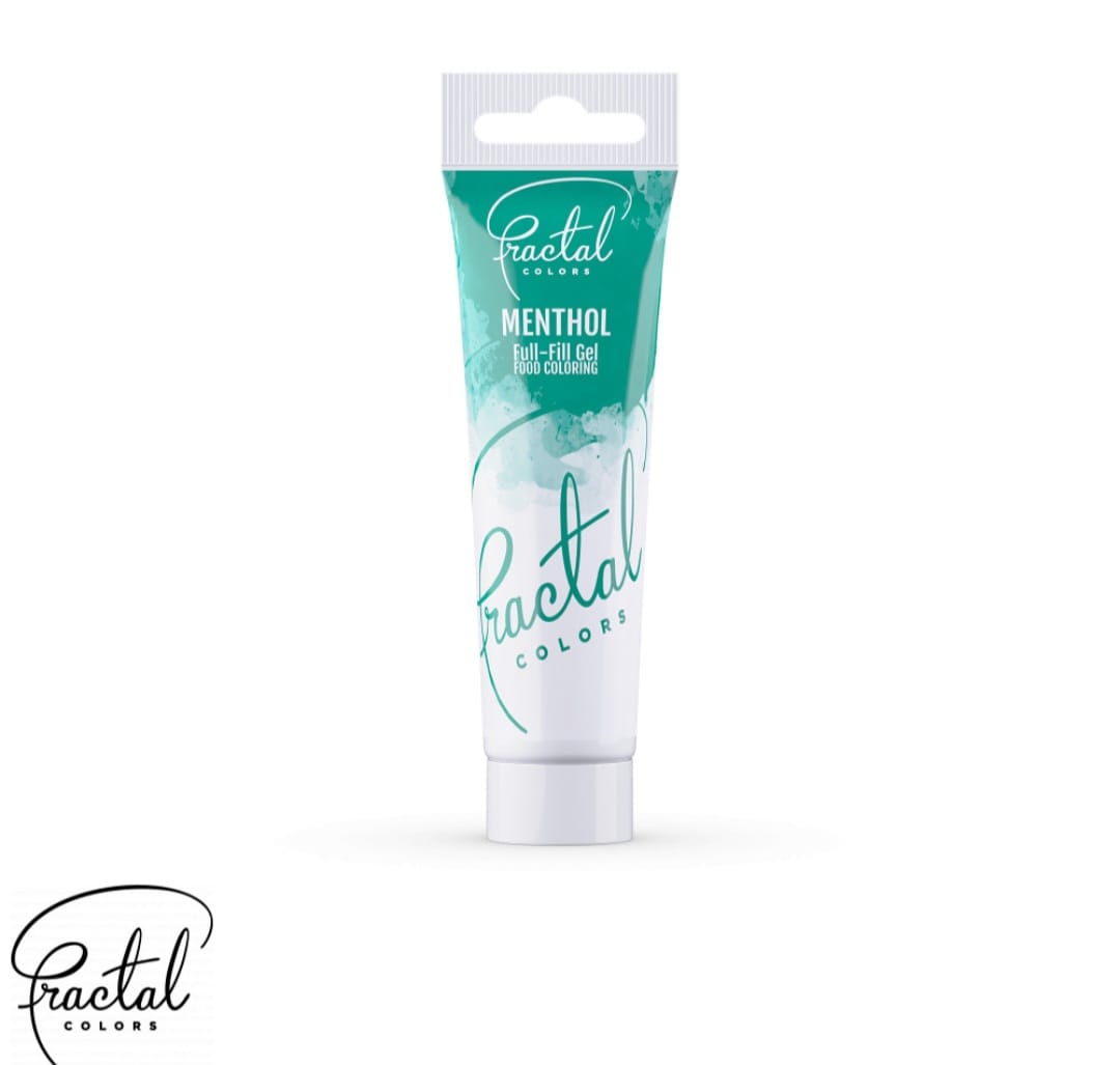 Colorant gel Fractal,Verde Albastru, Menthol, 30 Gr