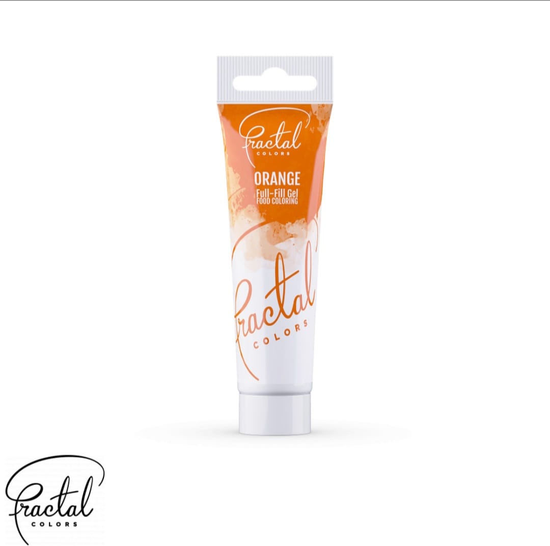 Colorant gel Fractal, Portocaliu, 30 Gr