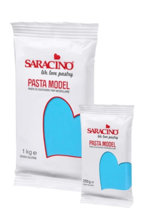 Pasta de zahar Saracino, Albastru deschis 1 KG
